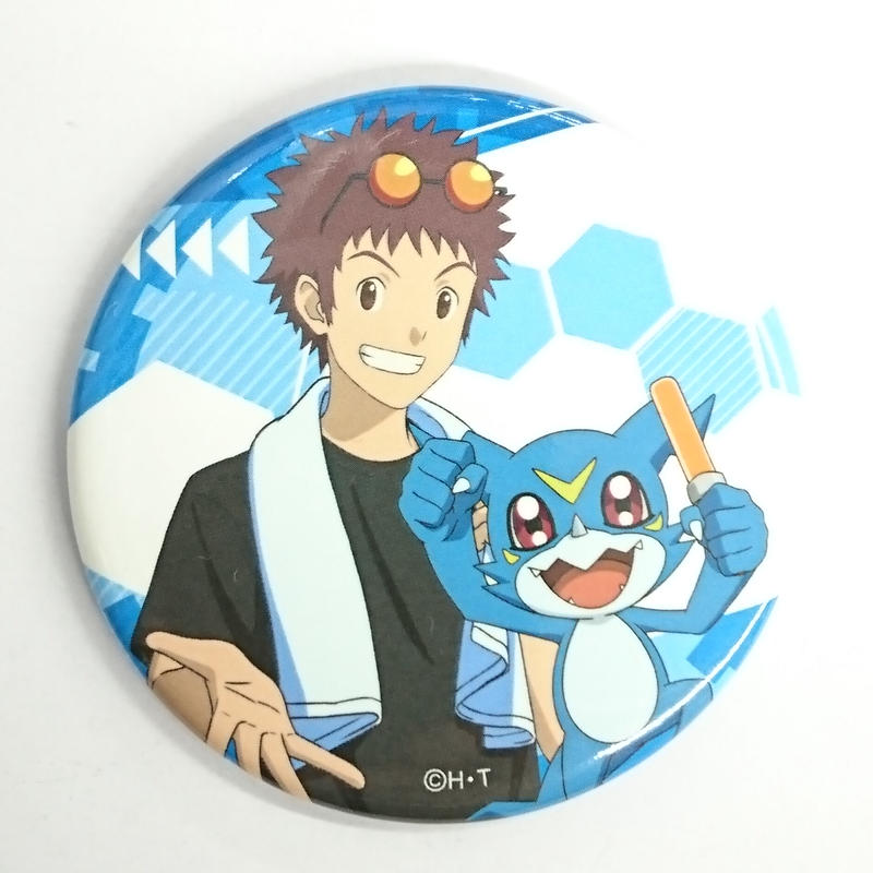 86%以上節約 デジモンアドベンチャー どでか缶バッジ レジャー 全12