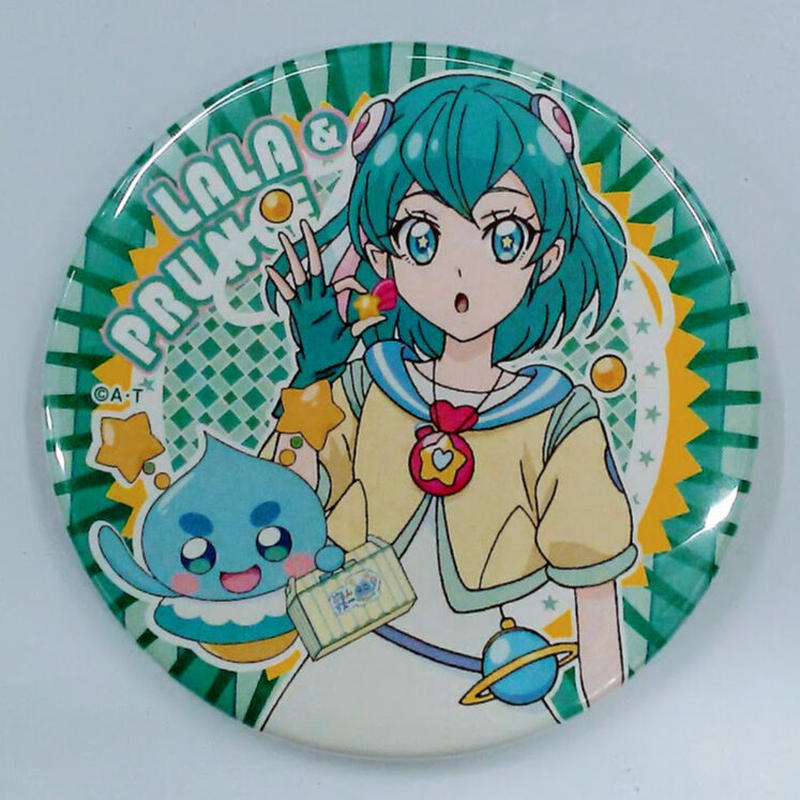 スター トゥインクルプリキュア 羽衣ララ プルンス スペースコレクション 75 缶バッジ