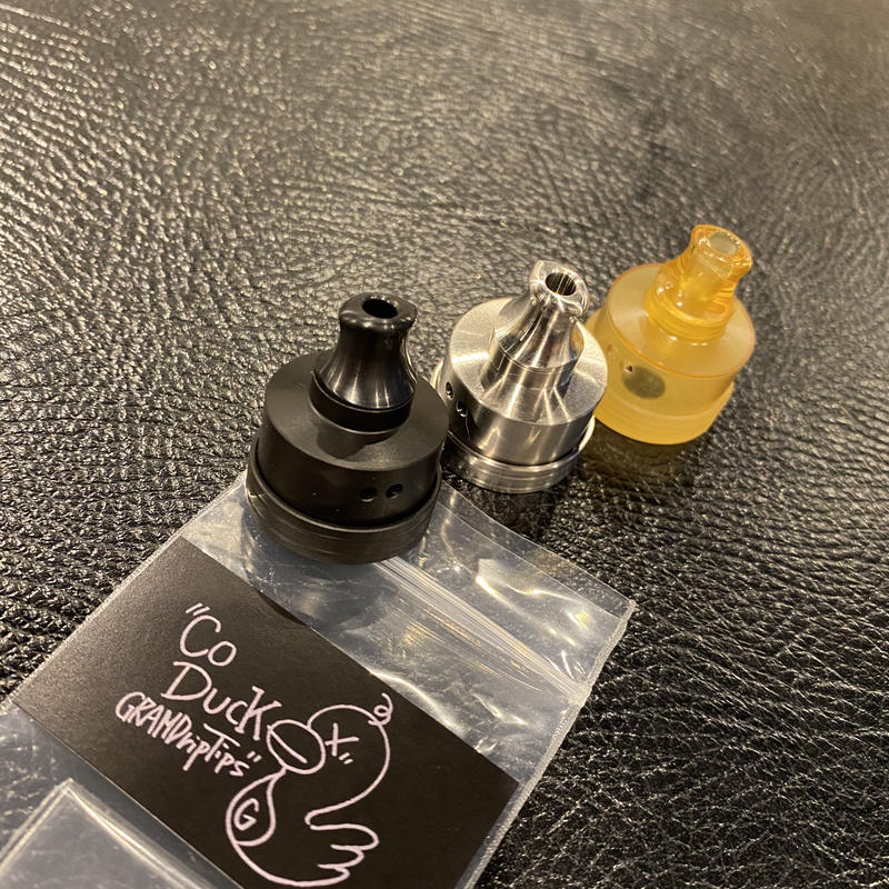 【予約中！】 VAPE CoDuck SS BLACK by GRAM DripTips