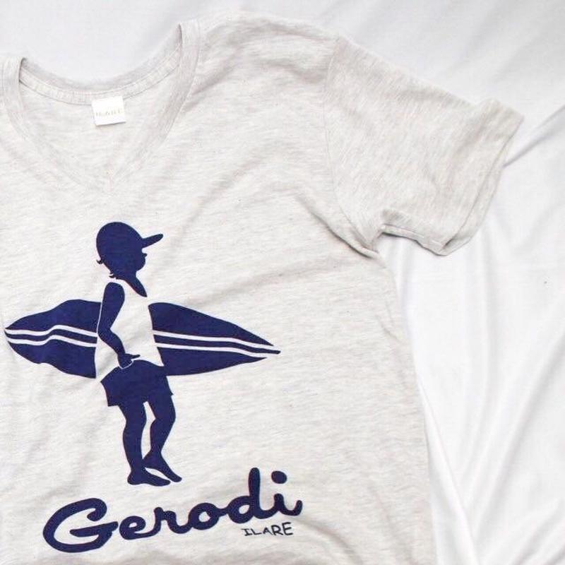 Gerodi サーフボーイロゴtシャツ グレー Ilare