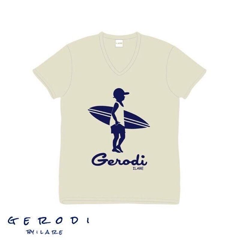 Gerodi サーフボーイロゴtシャツ オートミール Ilare