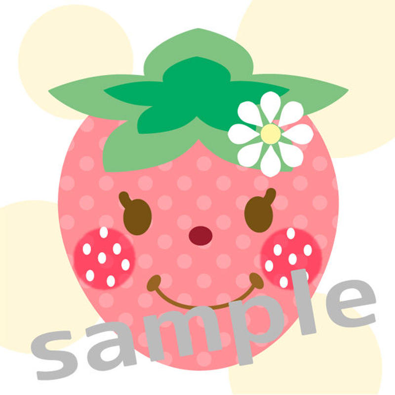 いちごちゃんのアイコン３ Illustcup Iconya