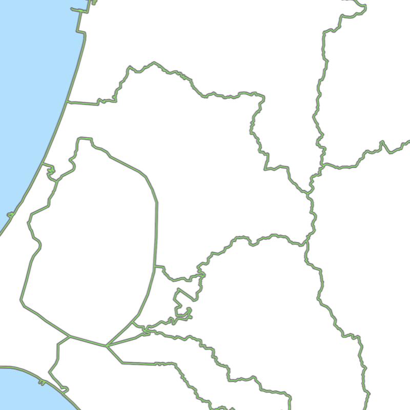 秋田県 市区町村別 白地図データ Eps 地図素材をダウンロードにて販売するお店 今八商店