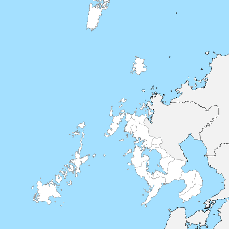 長崎県 市区町村別 白地図データ Eps 地図素材をダウンロードにて販売するお店 今八商店