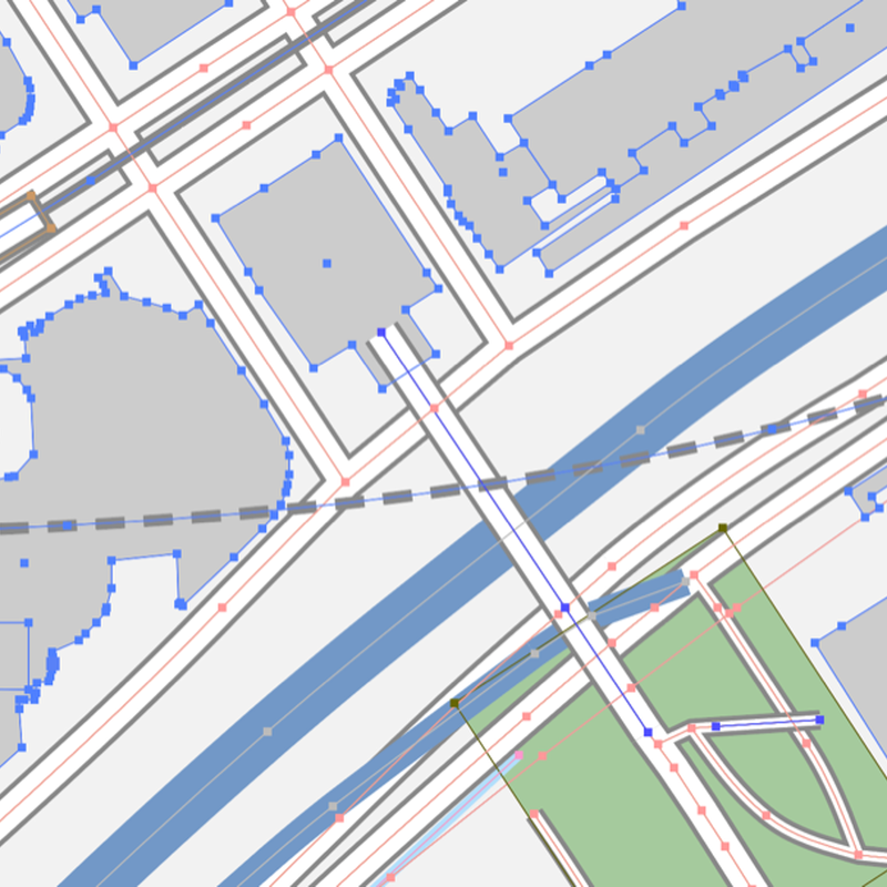 東京 お台場 ベクター地図データ Eps 日本語 英語 並記版 地図素材をダウンロードに