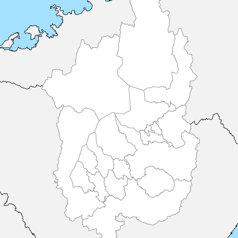 滋賀県 市区町村別 白地図 Pdfデータ 地図素材をダウンロードにて販売するお店 今八商店