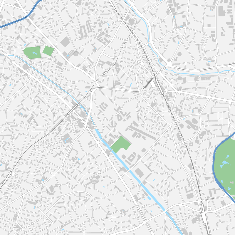 東京 恵比寿 代官山 中目黒 マップ Pdfデータ 地図素材をダウンロードにて販売するお店