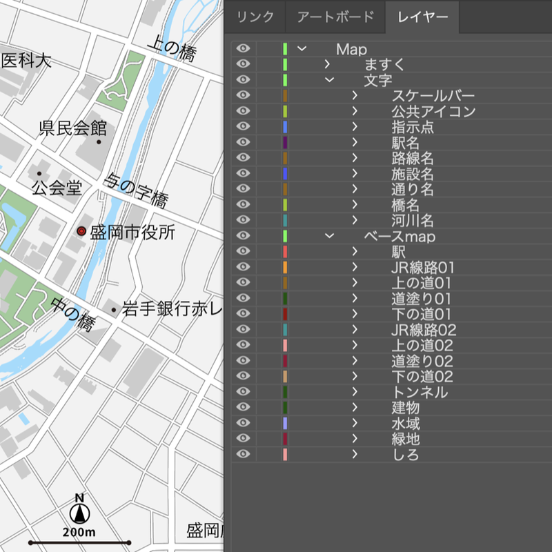 岩手 盛岡 ベクター地図データ Eps 日本語 地図素材をダウンロードにて販売するお店