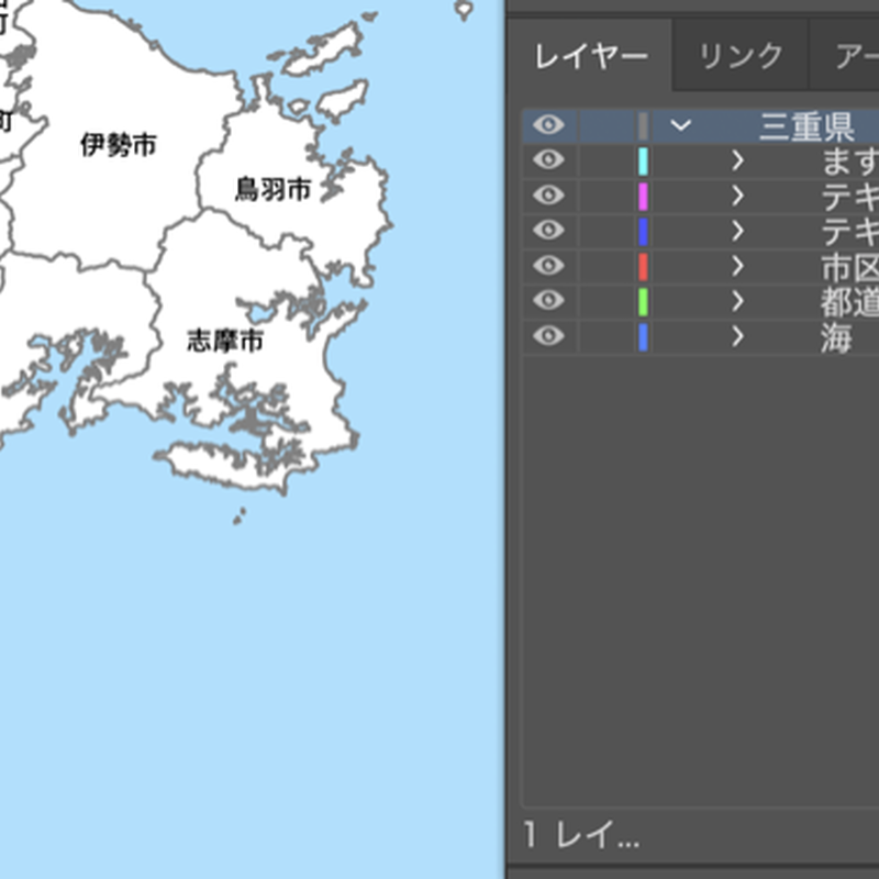 三重県 市区町村別 白地図データ Eps 地図素材をダウンロードにて販売するお店 今八商店