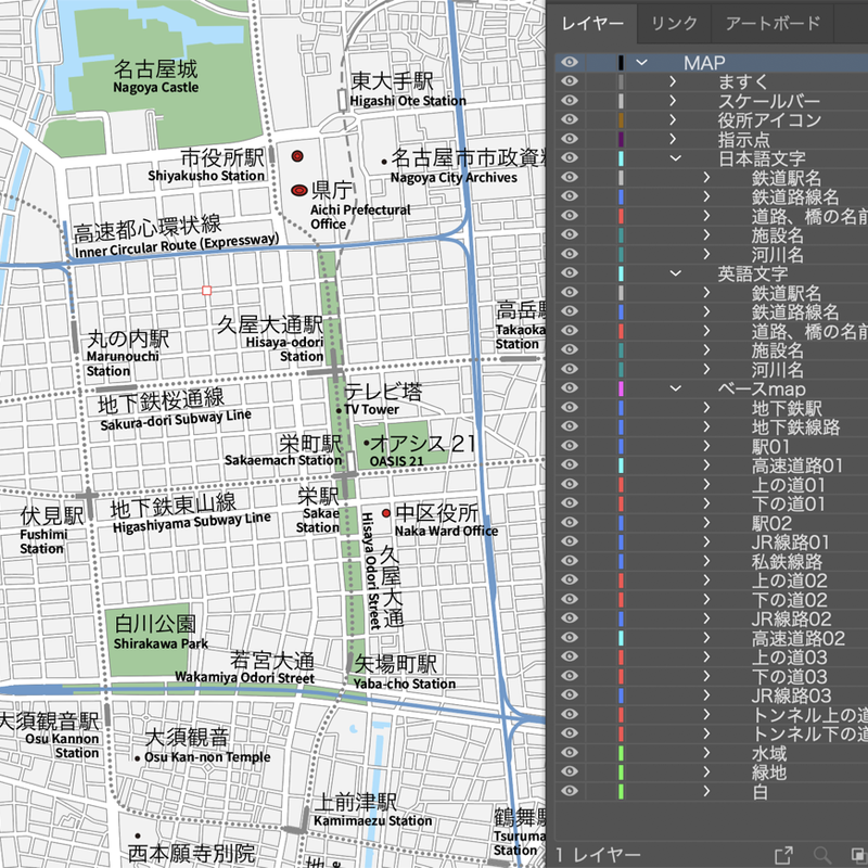 愛知 名古屋広域 ベクター地図データ Eps 日本語 英語 並記版 地図素材をダウンロー 愛知 名古屋広域 ベクター地図データ Eps 日本語 英語 並記版 地図素材をダウンロー