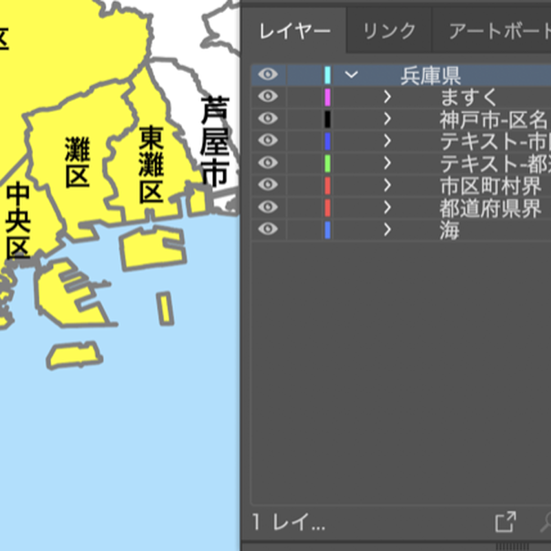 兵庫県 市区町村別 白地図データ Eps 地図素材をダウンロードにて販売するお店 今八商店