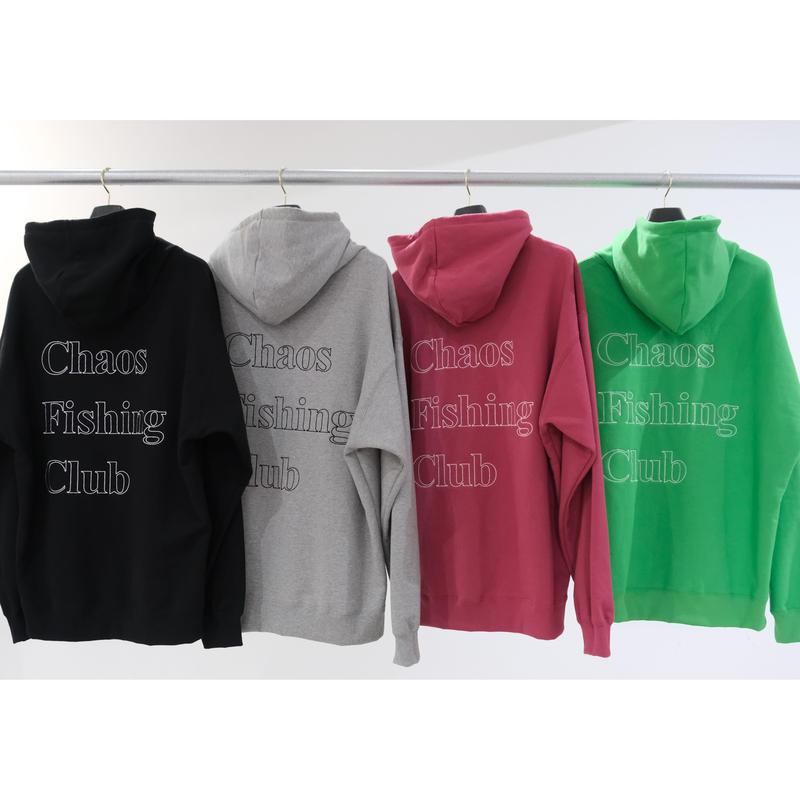chaos fishing club パーカー　L ○☆新品未使用 Chaos Fishing Club パーカー L オリーブ系