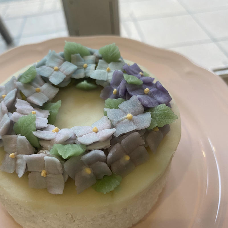 紫陽花のケーキ Imugo Coru
