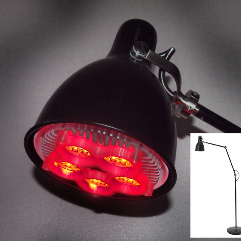 Ikea イケア Arodフロアライト Ledライト w 可視光線630nm帯red Or