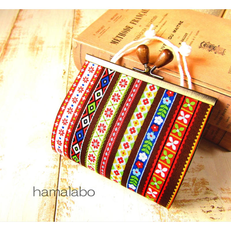 Kt 76 縫わずに作れる がま口マスクケース マスク置き の型紙 レシピ 12cm浮き