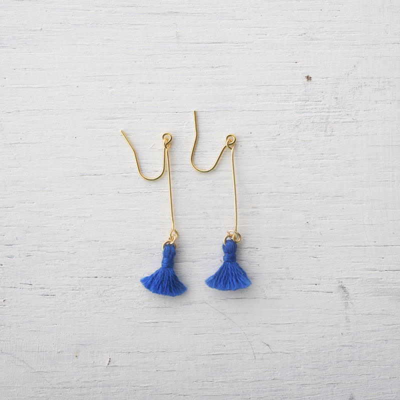 スウィングミニタッセルピアス 5色 Swing Mini Tassel Pierced