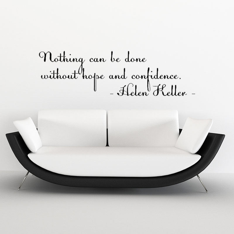 新生活リフォーム ヘレン ケラーの文字ステッカー ウォールステッカー おしゃれ内装用 壁紙飾り