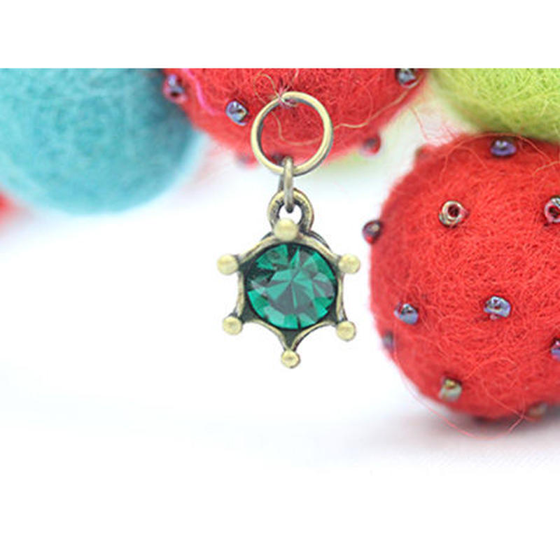 Only Wan フェルトボールのお揃いアクセサリー 犬のネックレス オーナー様用ヘアゴムのセ