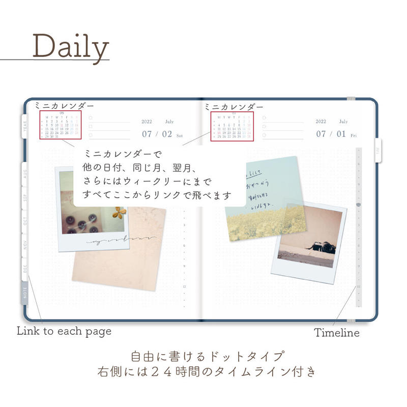 左ききさん専用デジタル手帳【Lefty Planner -Diary -】Color:Navy 期間限定お得なセット colorsさん専用 バット