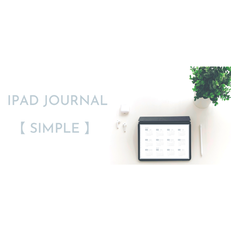 Ipad Journal Simple Hello Planner