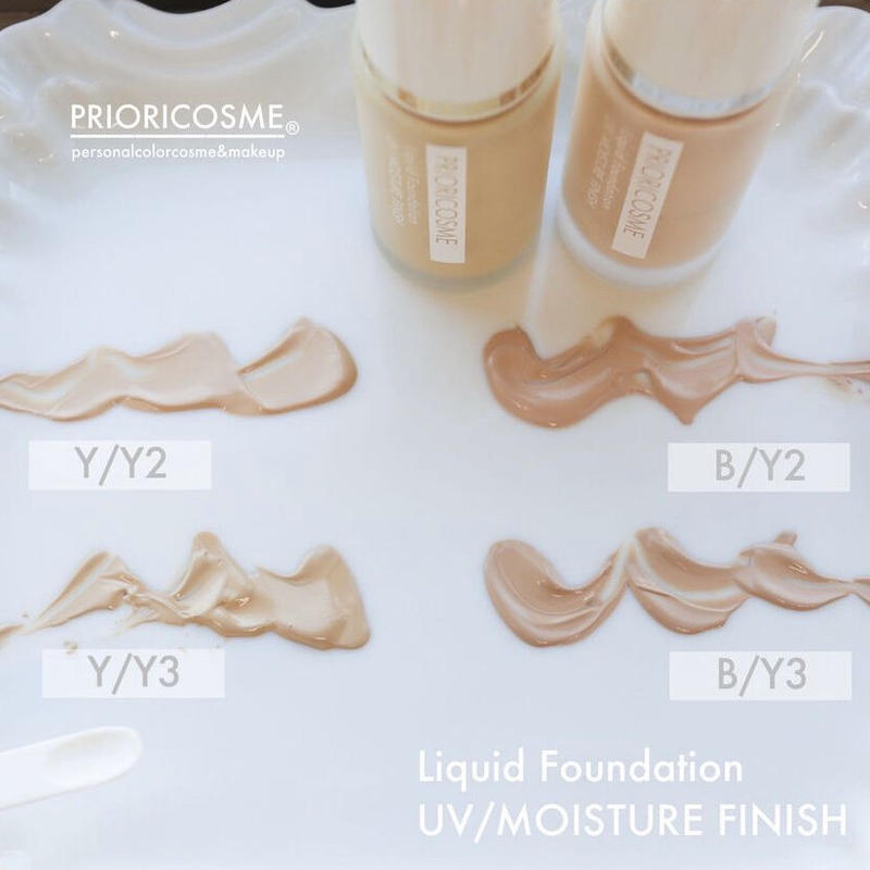 111 Y Y2 リキッドファンデーション イエローベース 赤みの弱い色白肌 色むすび