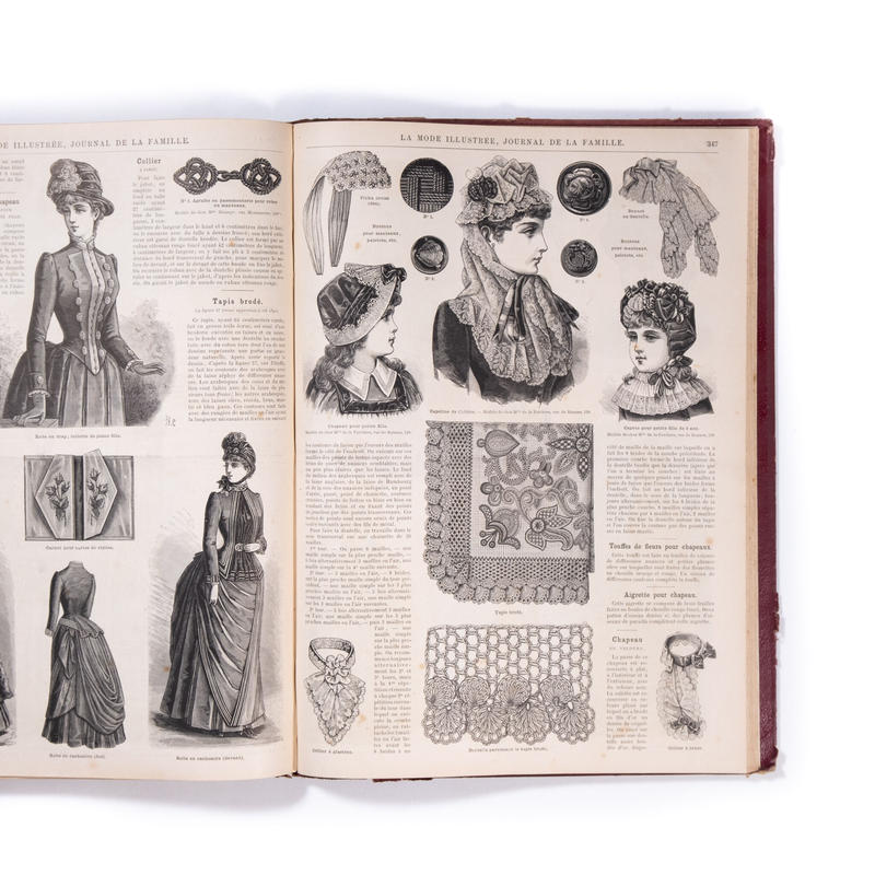 19世紀 ヴィクトリア朝 ファッション イラスト集 Harper S Bazar かわいい