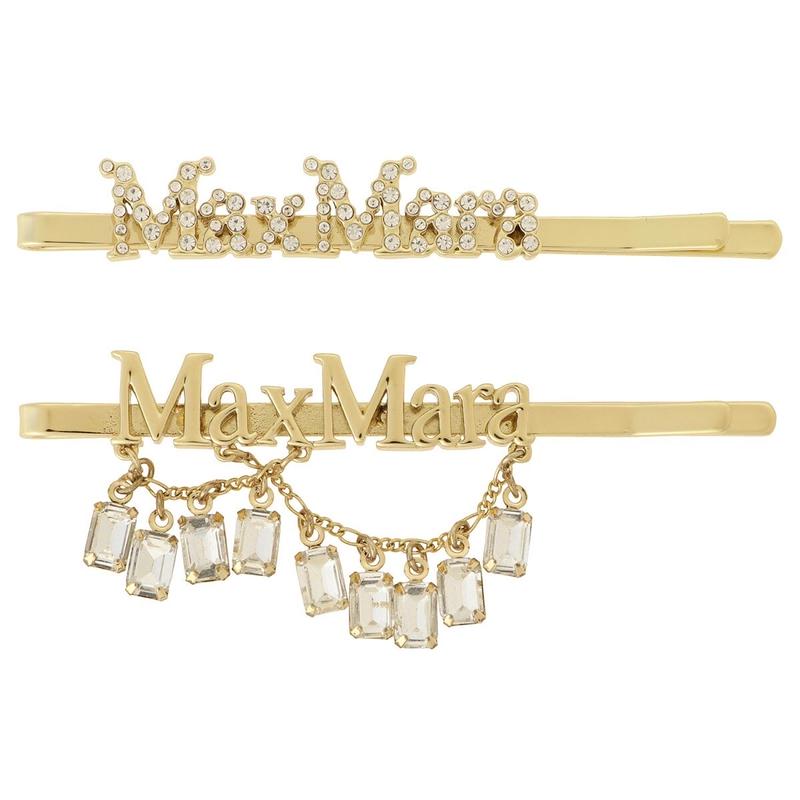 マックスマーラ 47561229600 002 HAIRPY 002 ロゴモチーフ メタル ク...