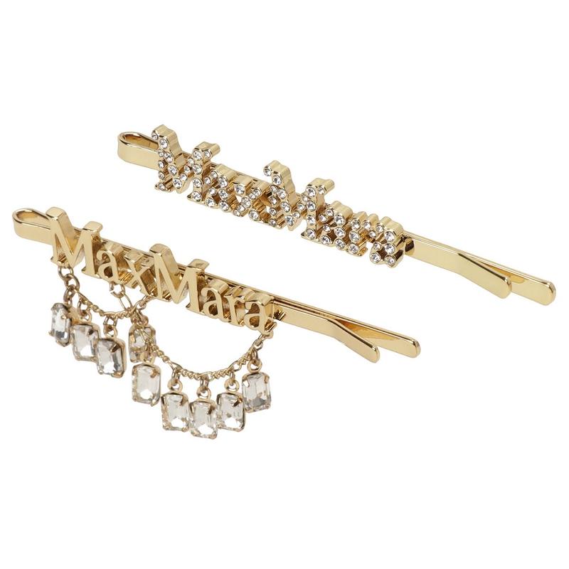 マックスマーラ 47561229600 002 HAIRPY 002 ロゴモチーフ メタル ク...