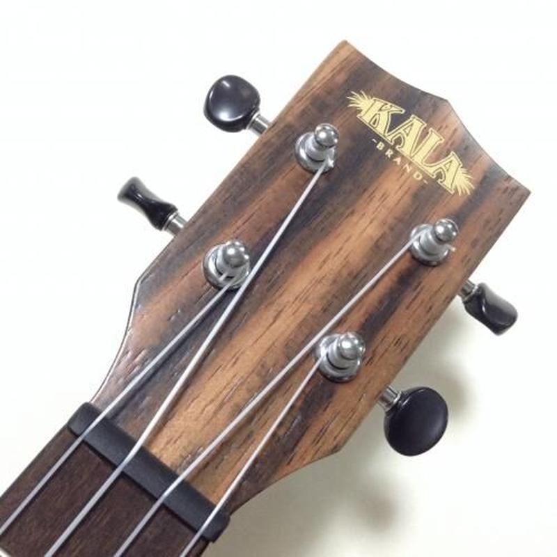 定番正規店購入 KALA カラ ウクレレ Striped Ebony Series エボニーボディ テナー エレキ仕様 KAEBYTE