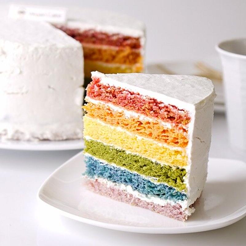 ビーガンケーキ 夢幻レインボーケーキ 8号 Vegan Rainbow Cake 8 松竹