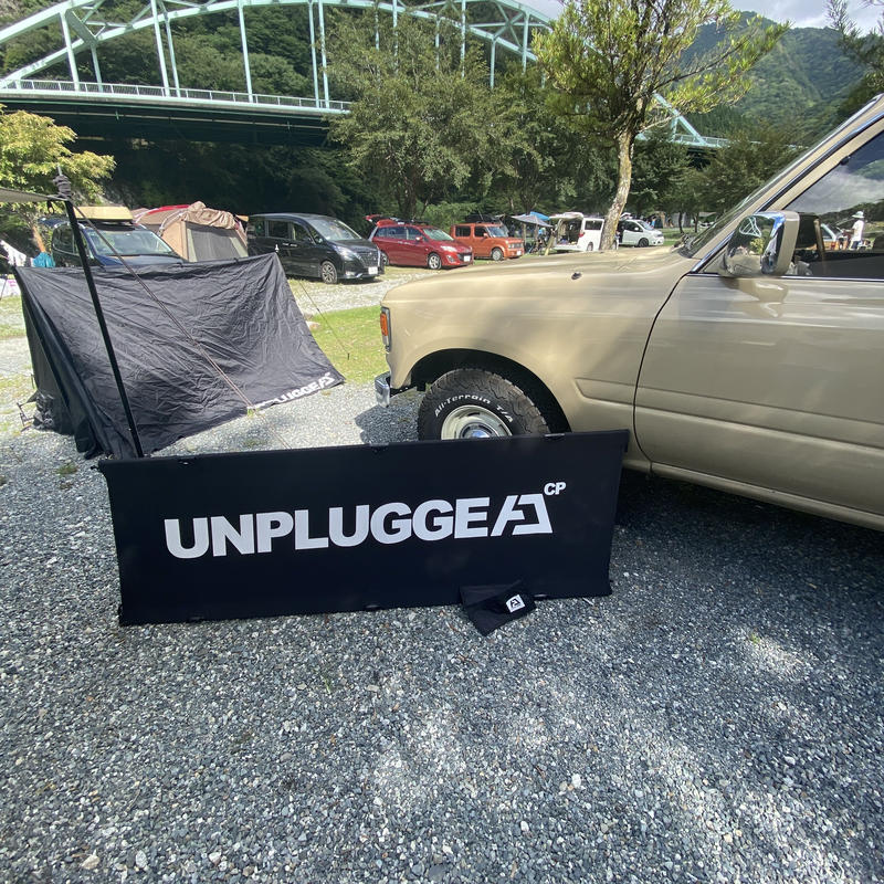 くすみ水色 初期物 UNPLUGGED CAMP KU-LOW コット×2 BREAKマット
