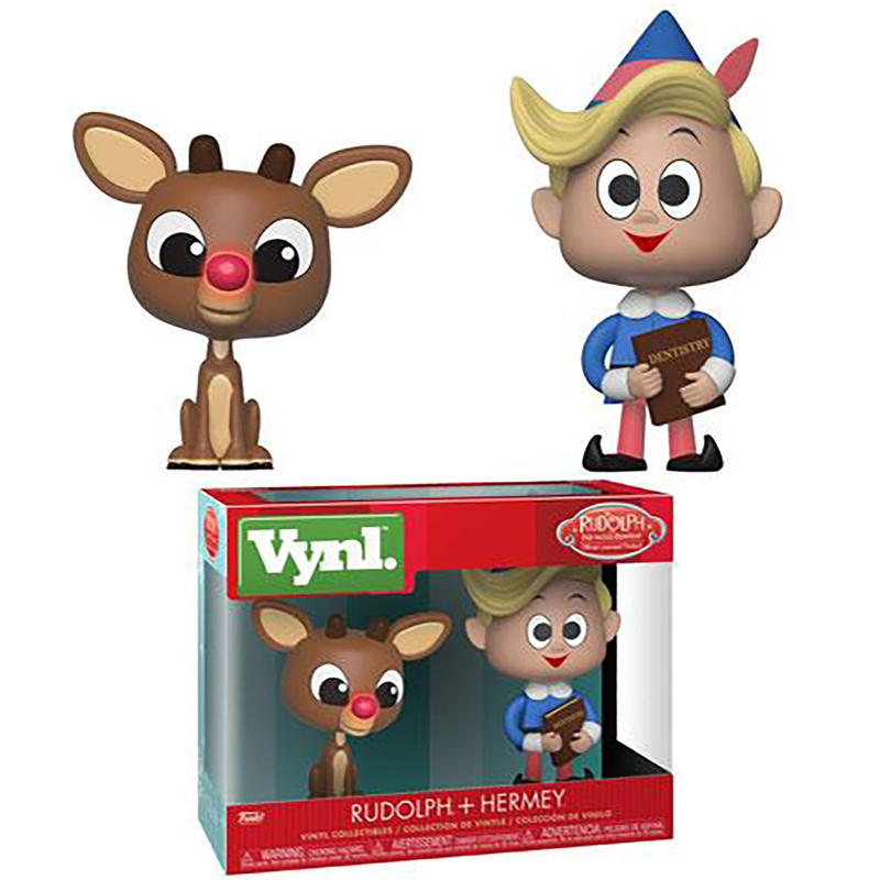 希少】ルドルフ 赤い花のトナカイ 木彫りの置物 【難あり品】