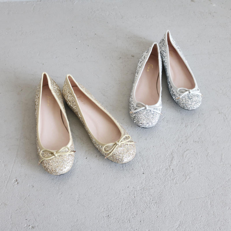 ジーンオリジナル グリッター バレエシューズ Jean