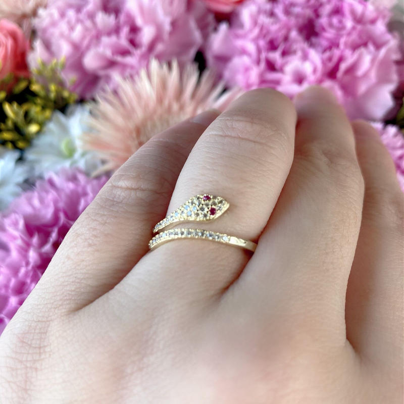 スネークリング サイズフリー ジュエリー春日