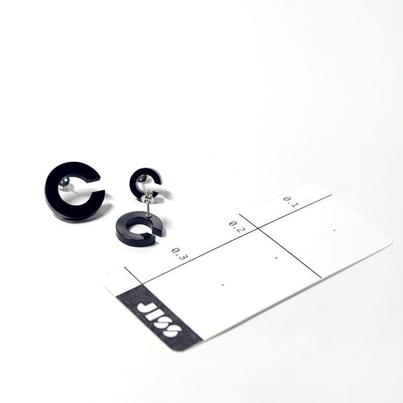 ランドルト環ピアス 3つセット Jiss