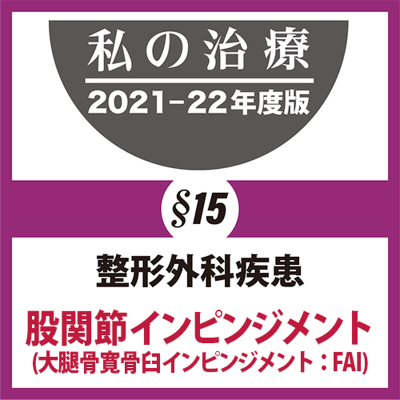 股関節インピンジメント 大腿骨寛骨臼インピンジメント Fai 私の治療 21 22年度版