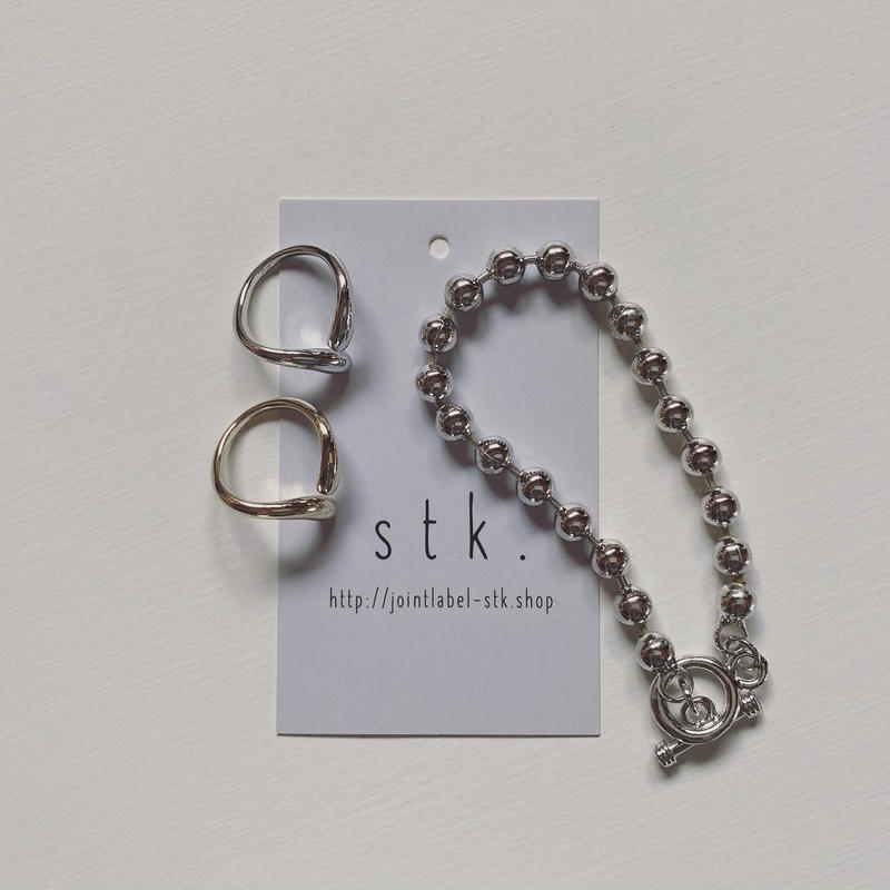 ボールチェーンブレスレット S T K