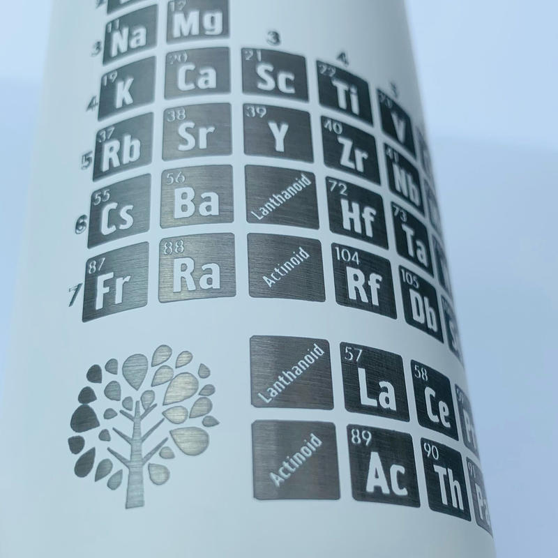 周期表サーモステンレスボトル 300 Ml 受注生産 化学同人グッズショップ