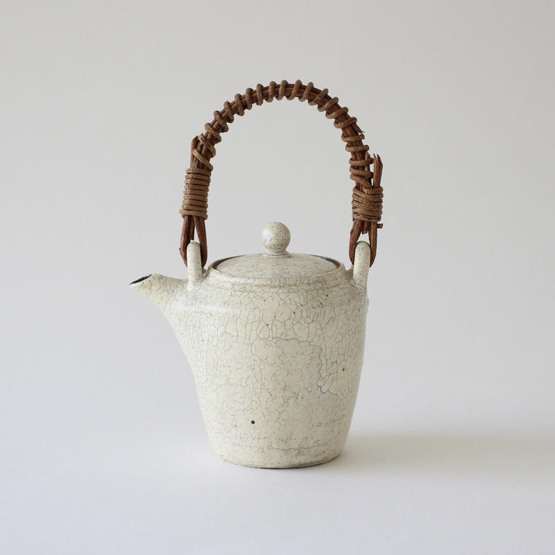 山崎さおり 粉引土瓶 A 菓菓かはん