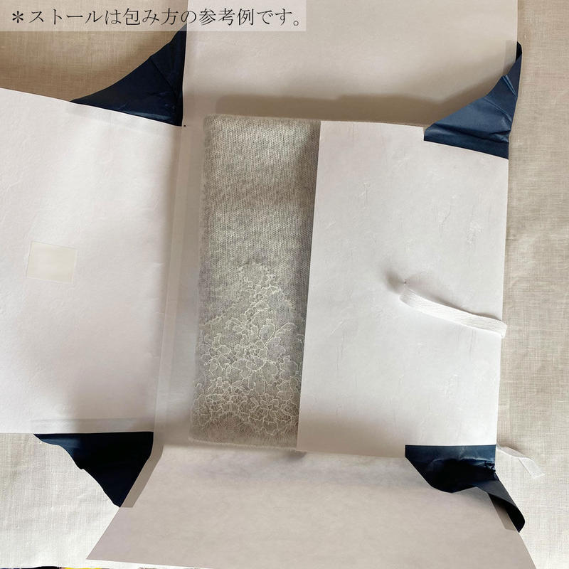 Kaho オリジナルたとう紙 ストールアイテム1枚ご購入につき お包みしてお送りいたします