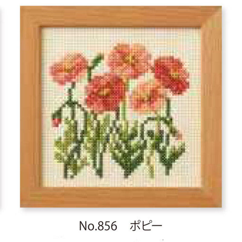 小さな花のフレーム クロスステッチ 戸塚刺しゅうオンラインショップ