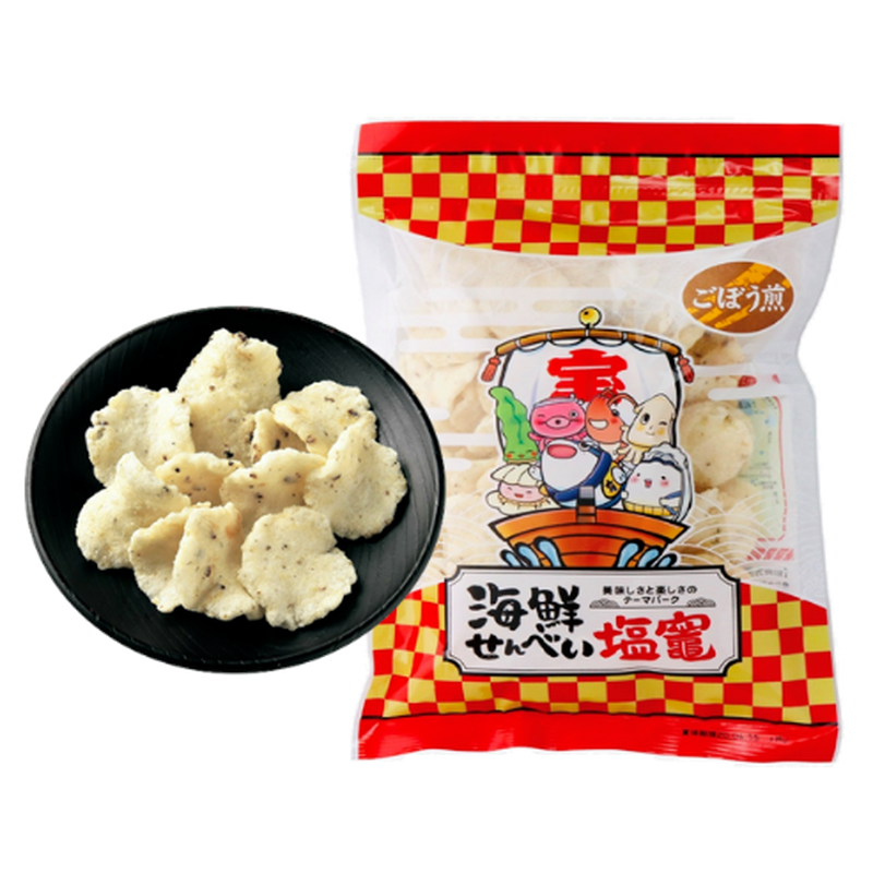 ごぼう煎 海鮮せんべい塩竈 ごぼう煎 海鮮せんべい塩竈