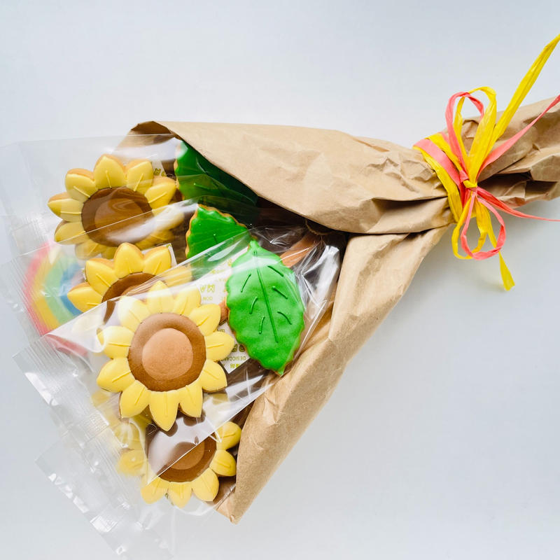食べられるひまわりの花束 Kaleidoscope Cookie Lab Store