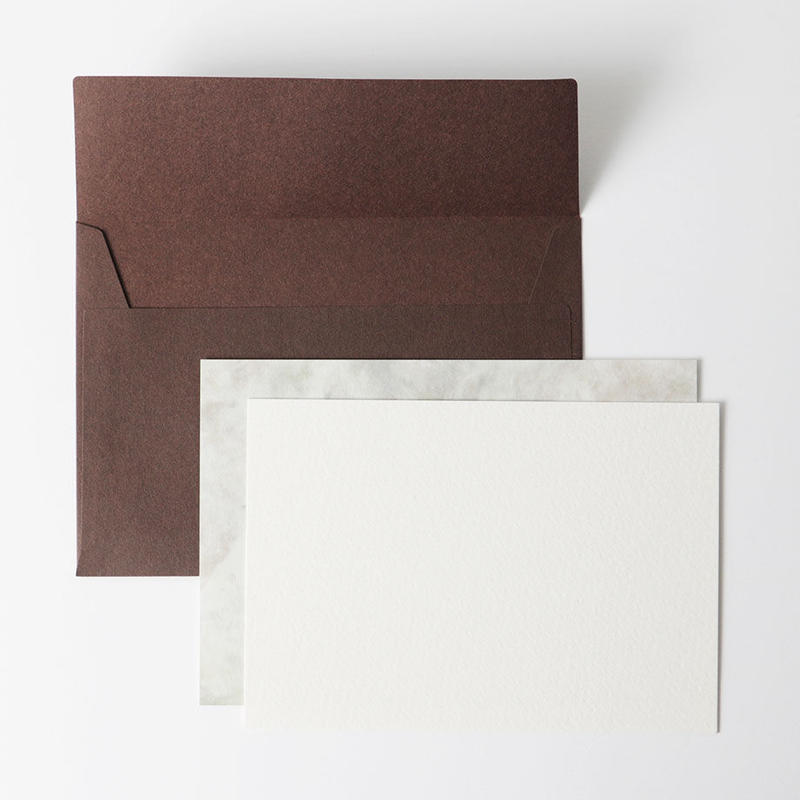 株式会社竹尾 紙博限定 洋2封筒ntスフール 焦茶 ポストカード 手紙社発送ショップ 紙