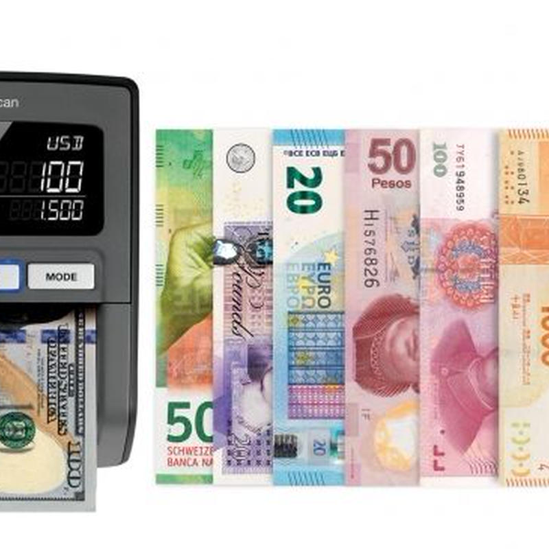 高速紙幣鑑定機（ドル・ウォン・元・ユーロ）