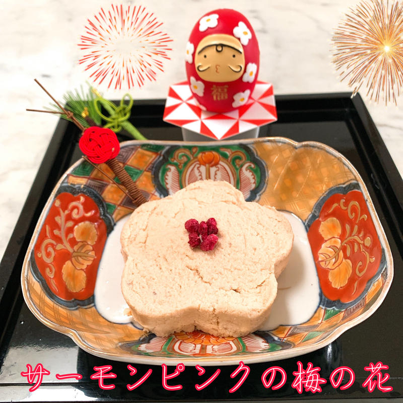 サーモンピンクの梅の花 愛犬おせち レシピ 作り方の動画 Dogpianist