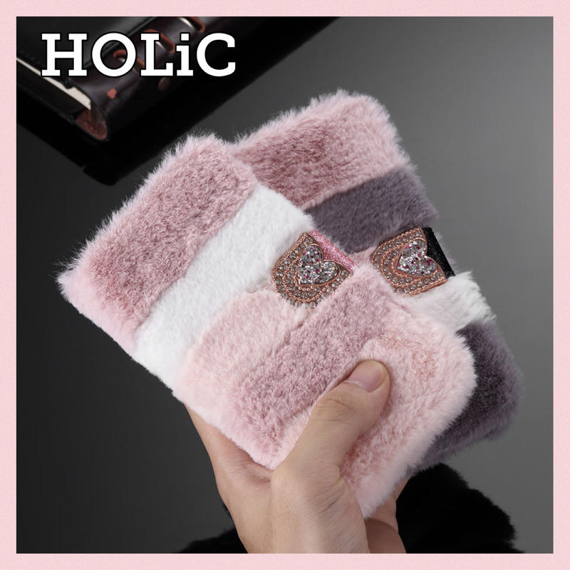 No 313 手帳型 ファー Iphoneケース Holic