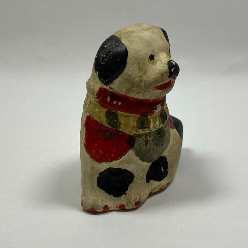 アンティーク 富山土人形 犬 カルメクラフト