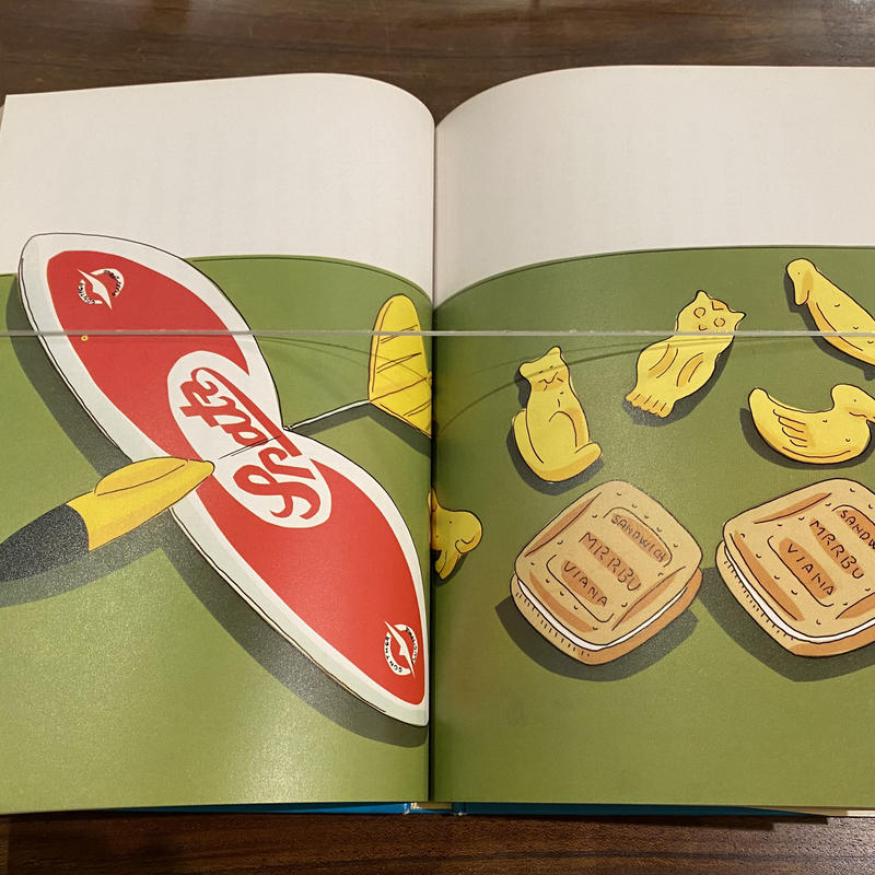 象工場のハッピーエンド 直筆 安西水丸イラスト サイン入り Book Cafe 火星の