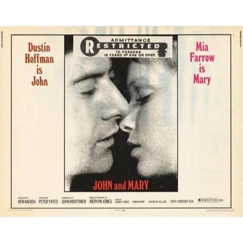Op 019 ジョンとメリー John And Mary 映画ポスター 米国版オリジナ